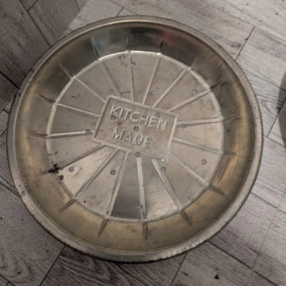 Silver Bakeware Pie Pan Kitchen Made